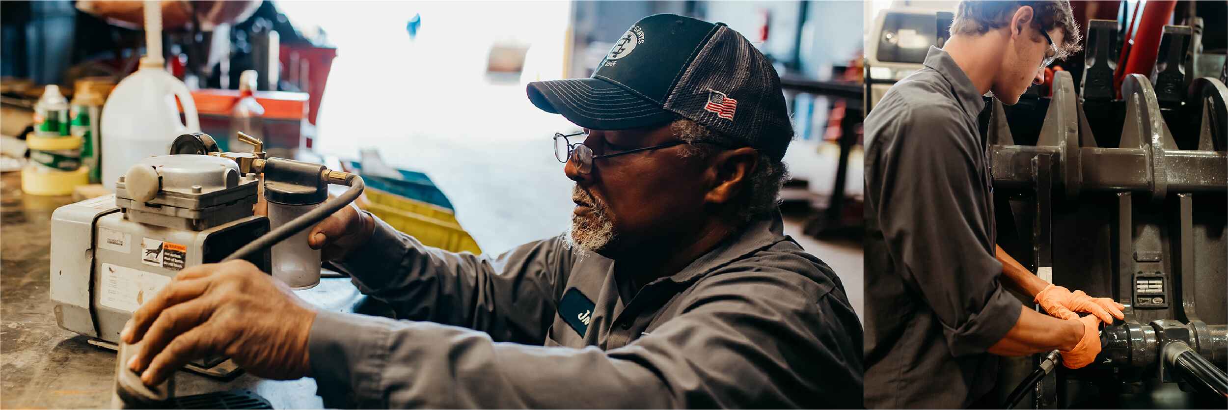 Service and maintenance performed onsite
